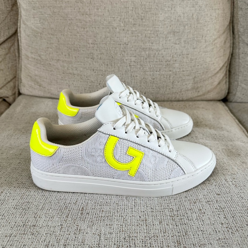 G/FORE Quarter G Disruptor Street Shoes White/Yellow Snow Women’s Size 9.5